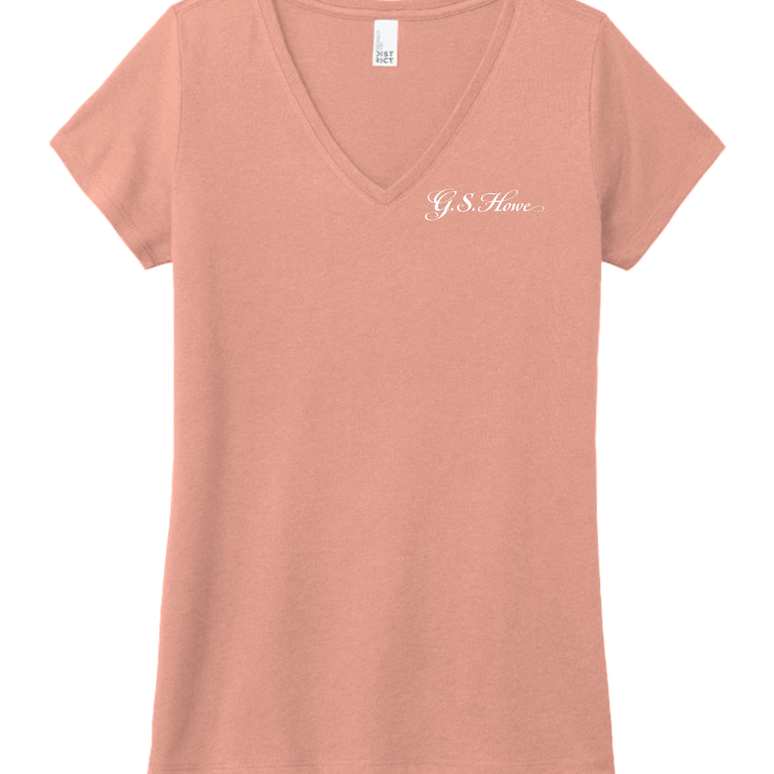 Heathered Dusty Peach - DM1350L - FRONT