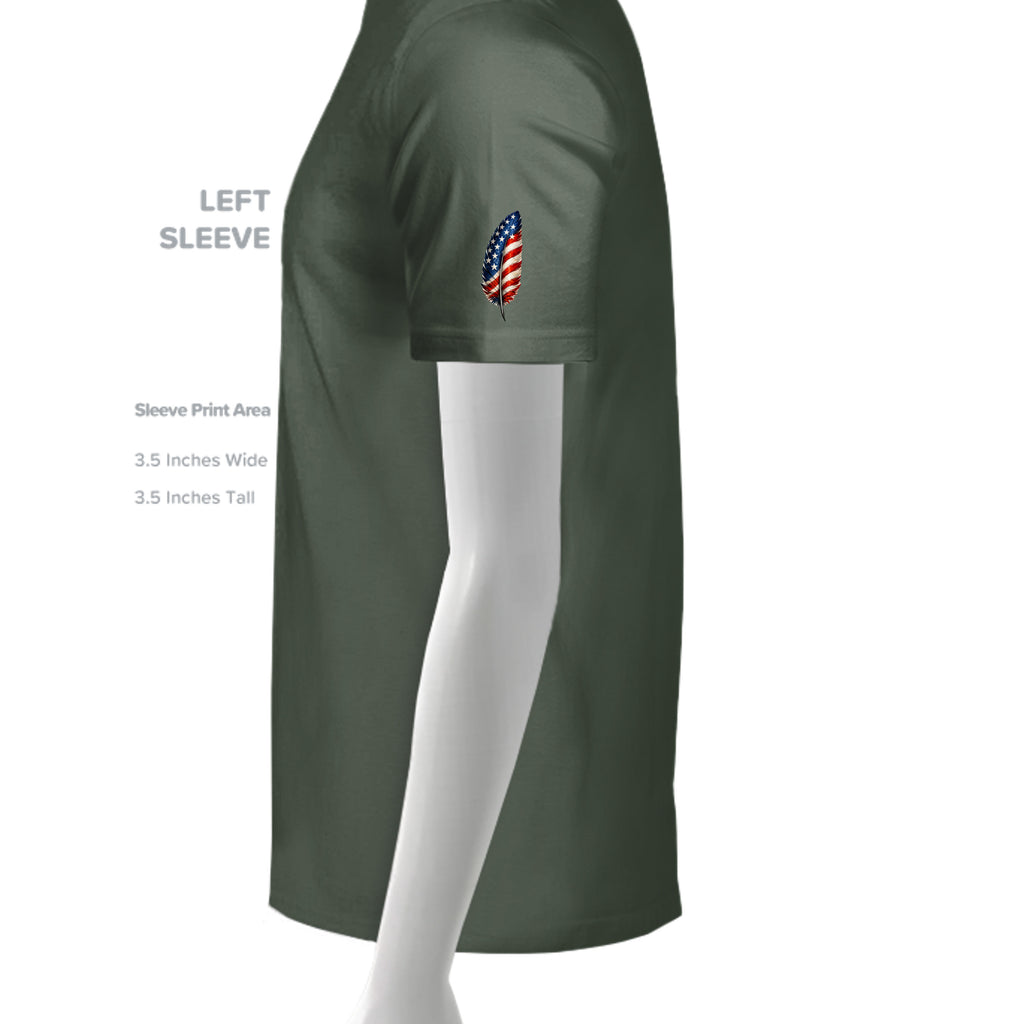 Heathered Forest Green - DM130 - SLEEVE_LEFT