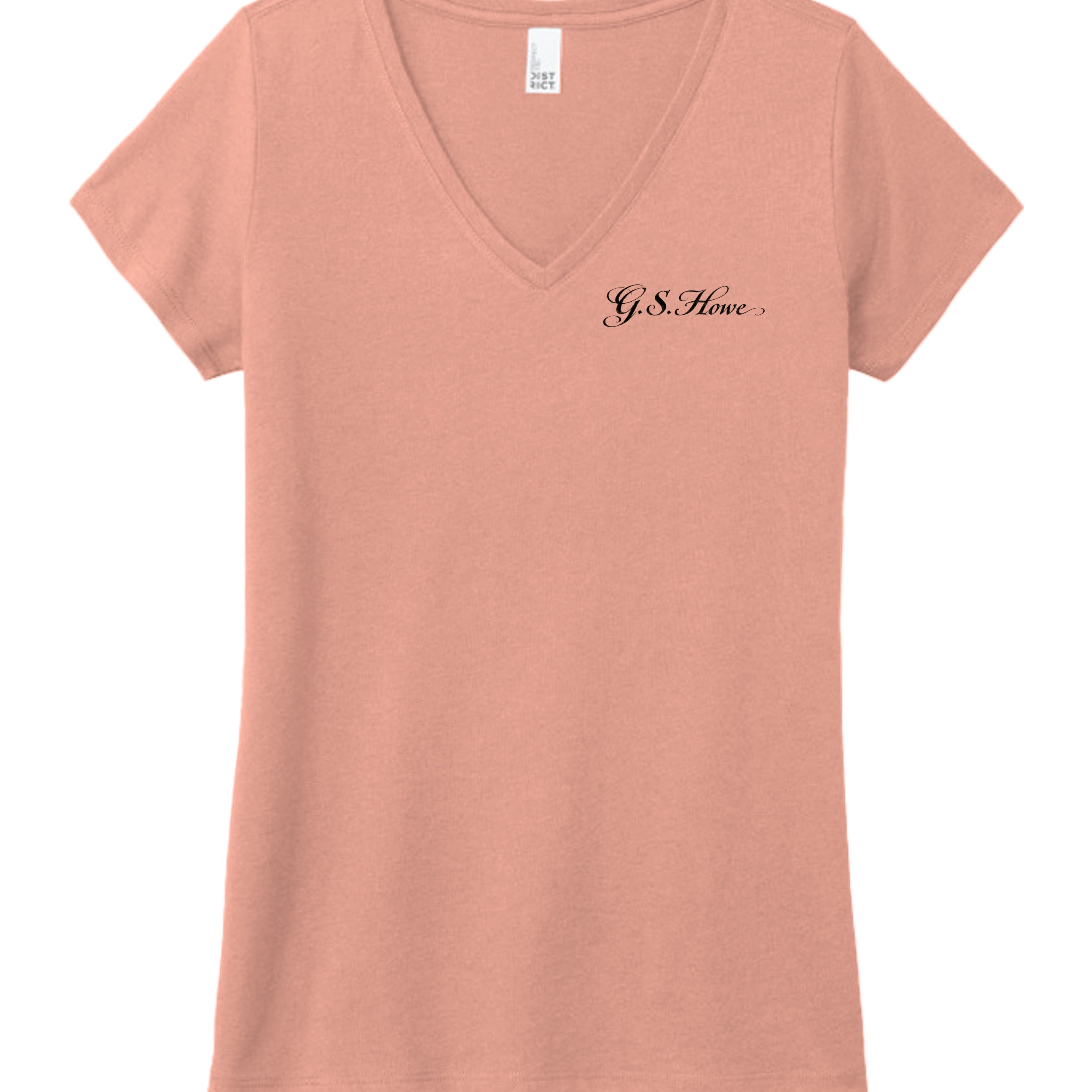 Heathered Dusty Peach - DM1350L - FRONT