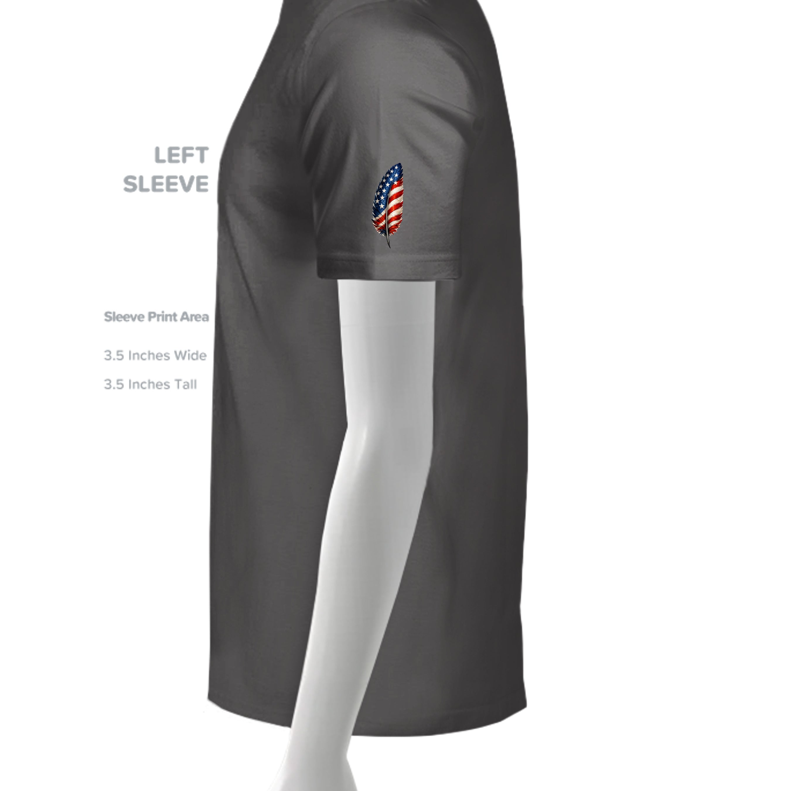 Heathered Charcoal - DM1350L - SLEEVE_LEFT