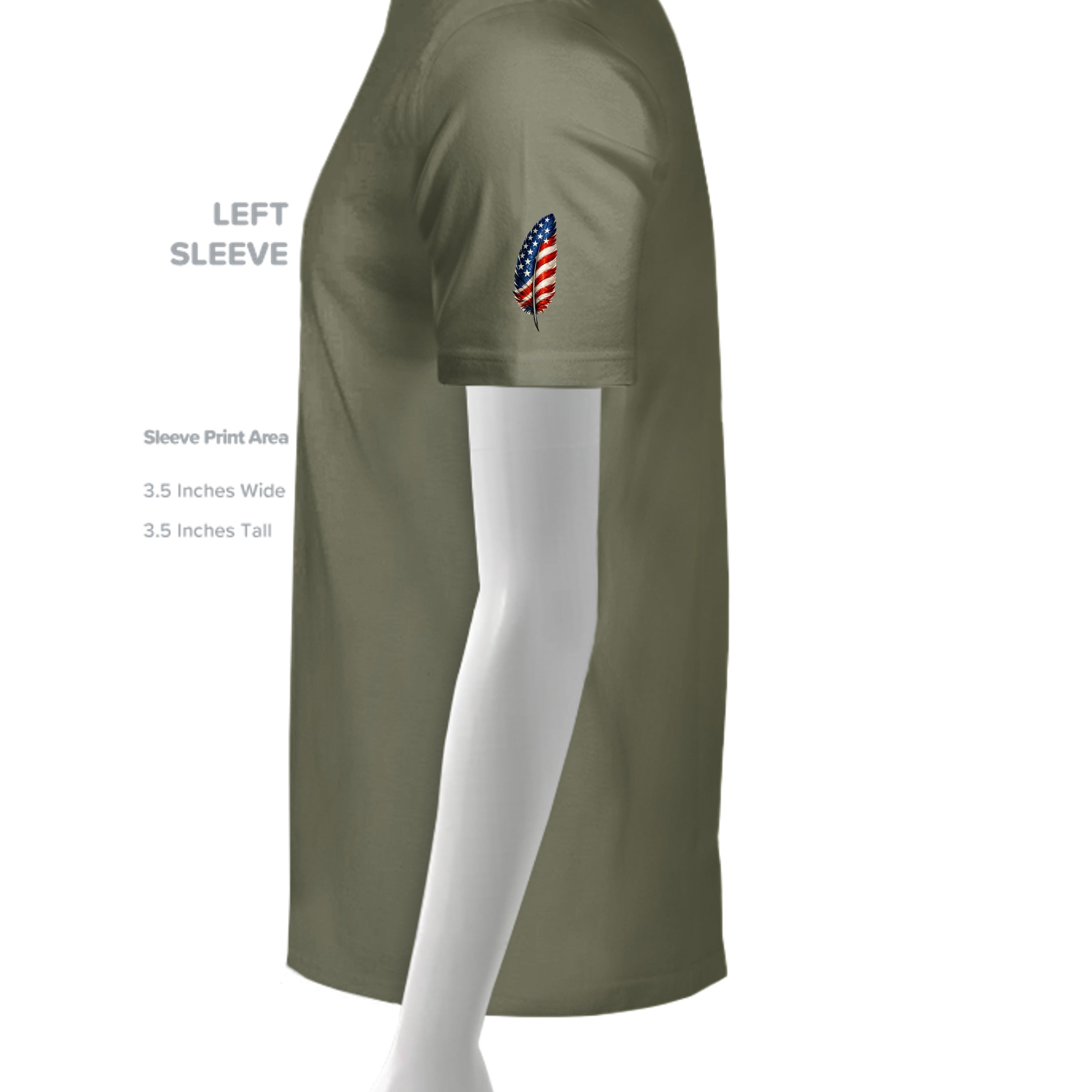 Military Green Frost - DM130 - SLEEVE_LEFT