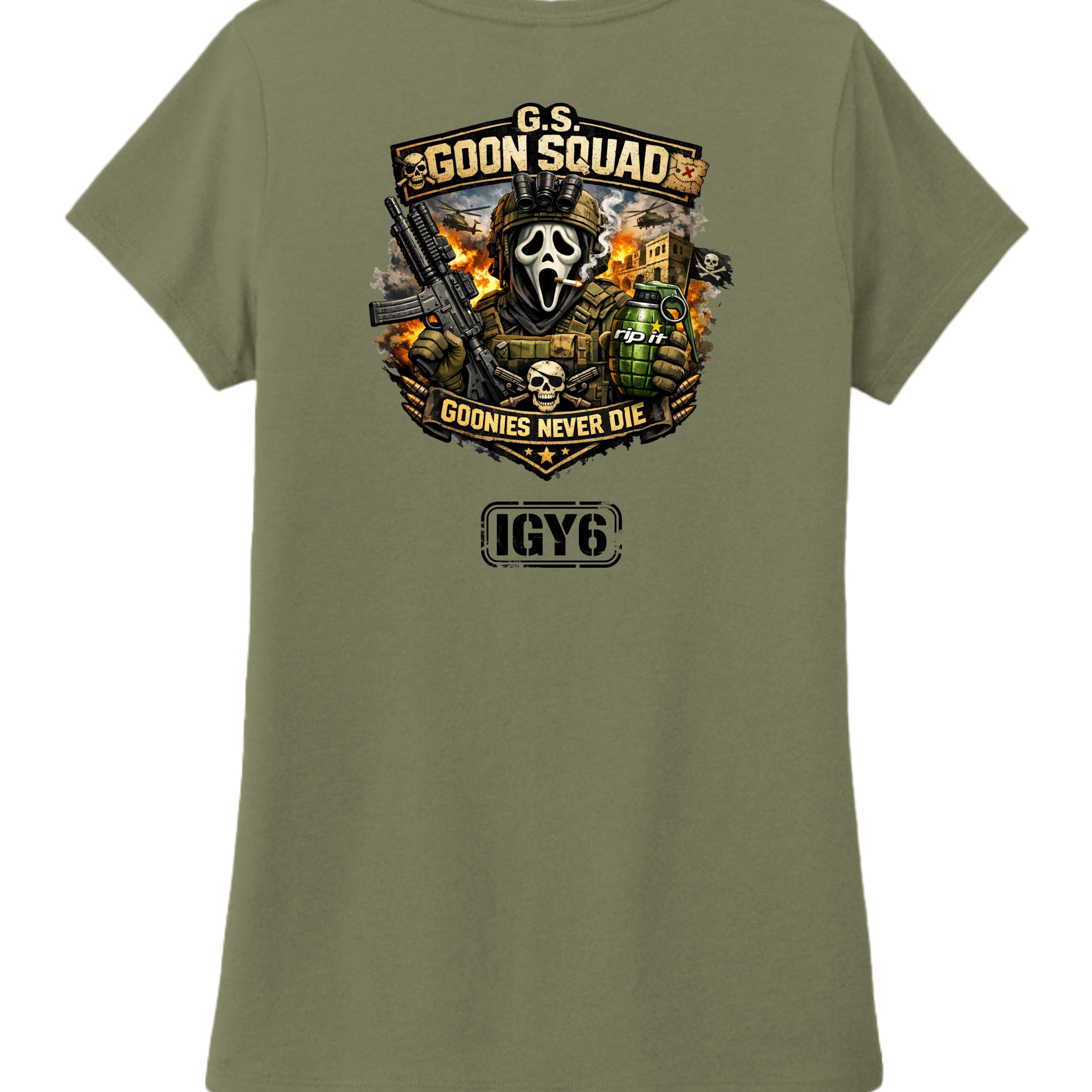 Military Green Frost - DM1350L - BACK